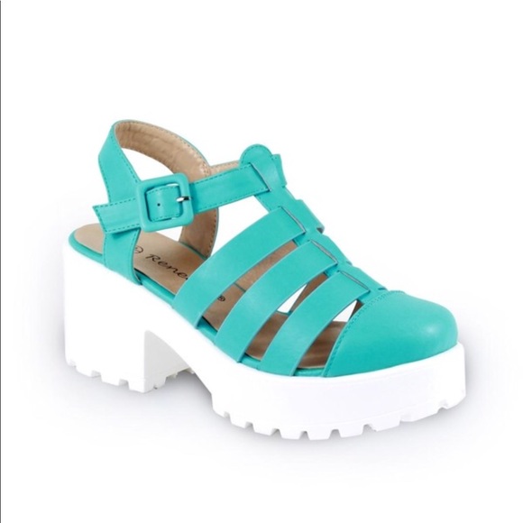 Blue CLOSED Gladiator PlatformSandal - Picture 6 of 6